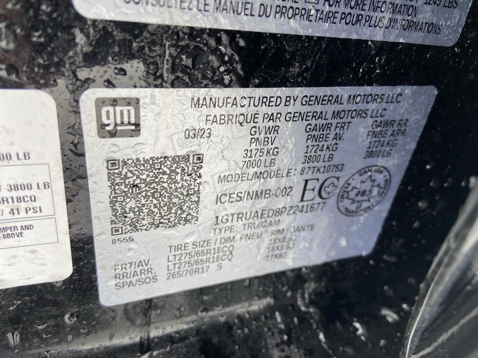 2023 GMC Sierra 1500 Pro