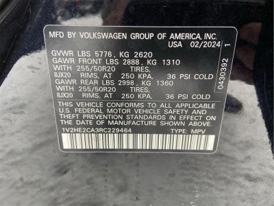 2024 Volkswagen Atlas Cross Sport 2.0T SE w/Technology