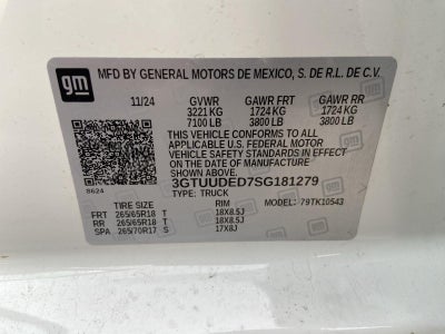 2025 GMC Sierra 1500 SLT