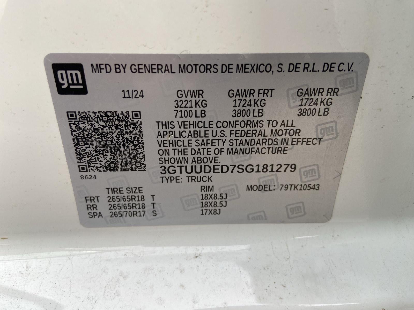 2025 GMC Sierra 1500 SLT