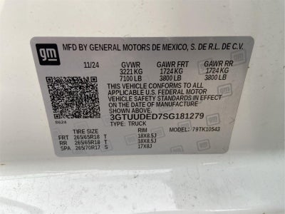 2025 GMC Sierra 1500 SLT