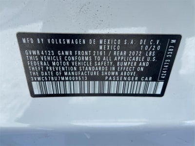 2021 Volkswagen Jetta S