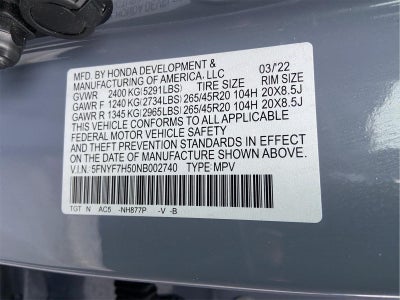 2022 Honda Passport EX-L