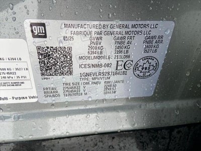 2025 Chevrolet Traverse RS