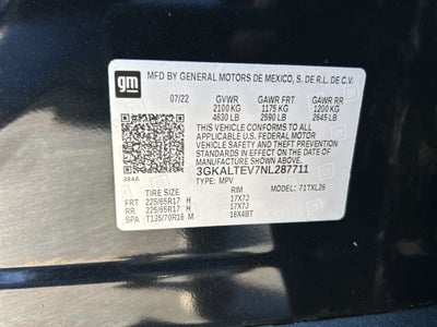2022 GMC Terrain SLE CARBRAVO CERTIFIED