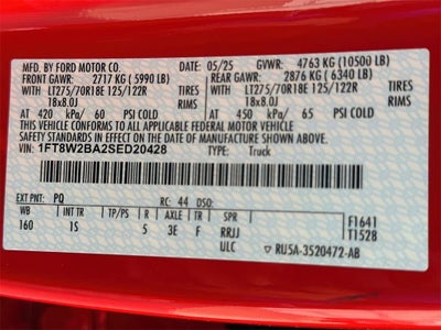 2025 Ford Super Duty F-250 SRW XL